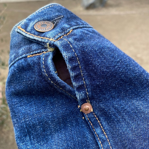 VTG Dry Bones X Japan 🇯🇵 Selvage Denim Jacket, Sz M - Picture 6 of 16